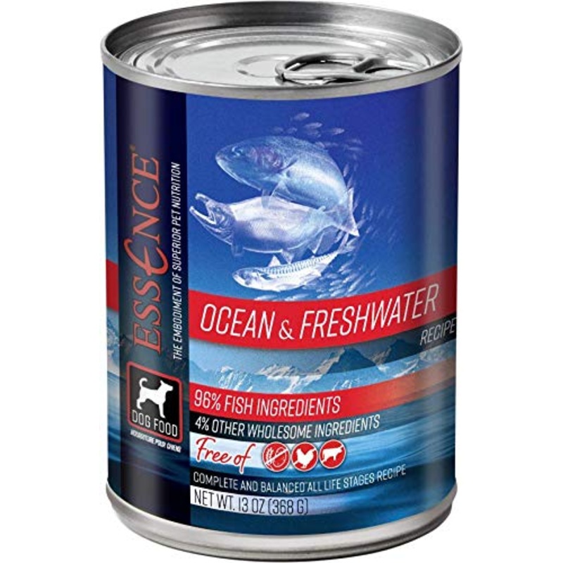 Essence Pet Foods Ocean & Freshwater Wet Dog Food 12/13 oz Cans