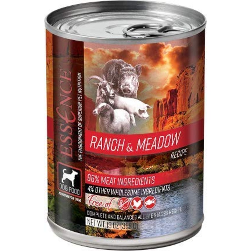 Essence Pet Foods Ranch & Meadow Wet Dog Food 12/13 oz Cans