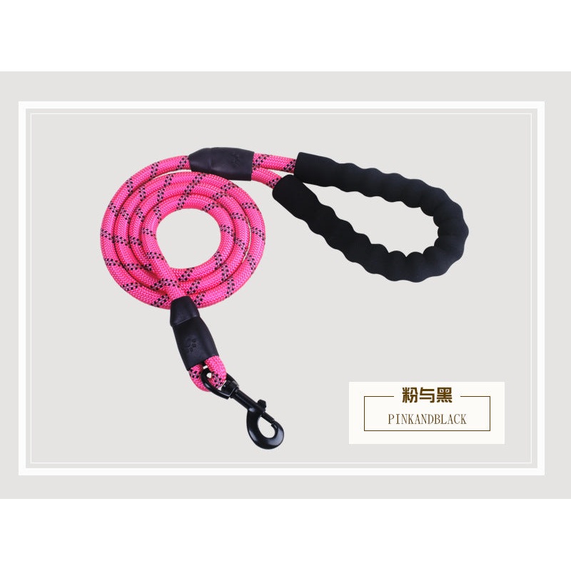 Pet Reflective Traction Rope Cotton Handle