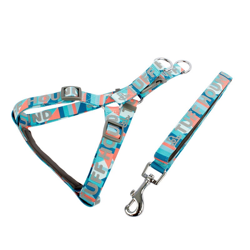 Pet breastback triangle strap|Blue|L|S|XS|M