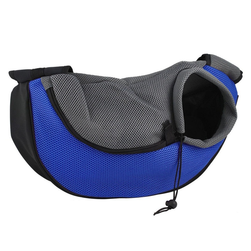 Pet Carrier Sling Backpack Cat Puppy Travel Tote Folding Single Shoulder Bag