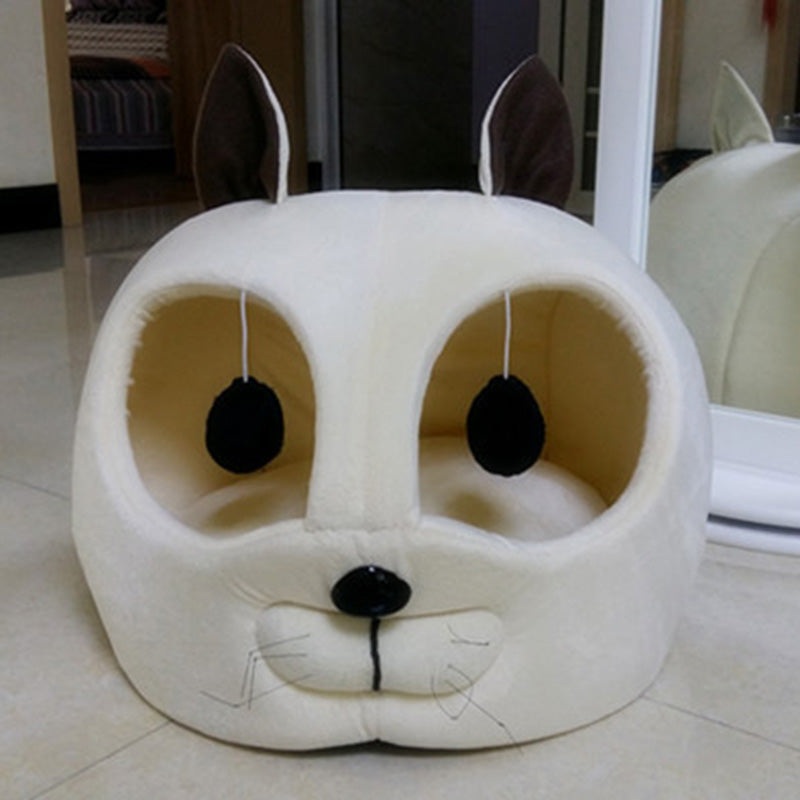 pet bed|Cat white|Cat dark gray