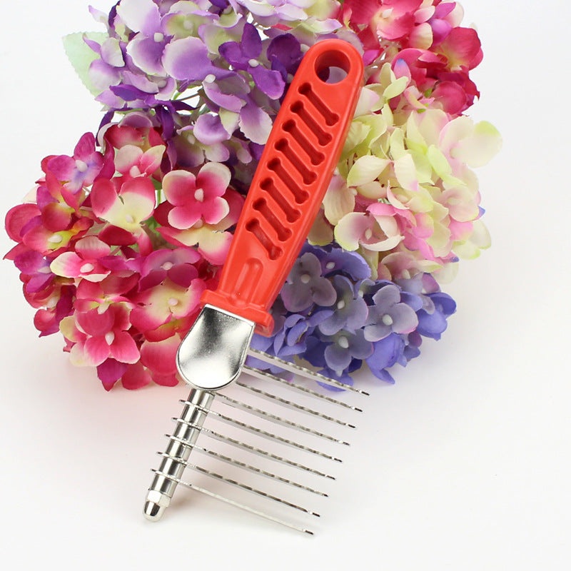 Pet Knot Comb|Red|Red