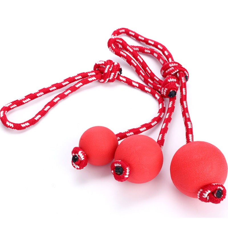 Pet-resistant bite-free ball Solid rubber bouncy ball Toy ball Bite-resistant bite ball