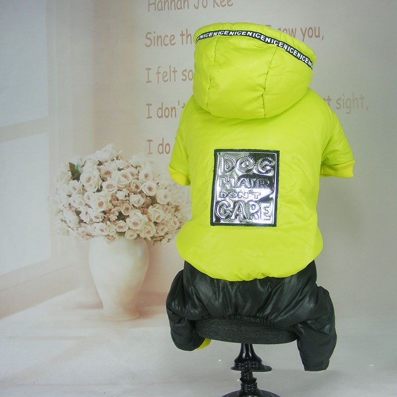 Warm puppy clothes|Green|Orange|Yellow|M|XL|S|XXL|L