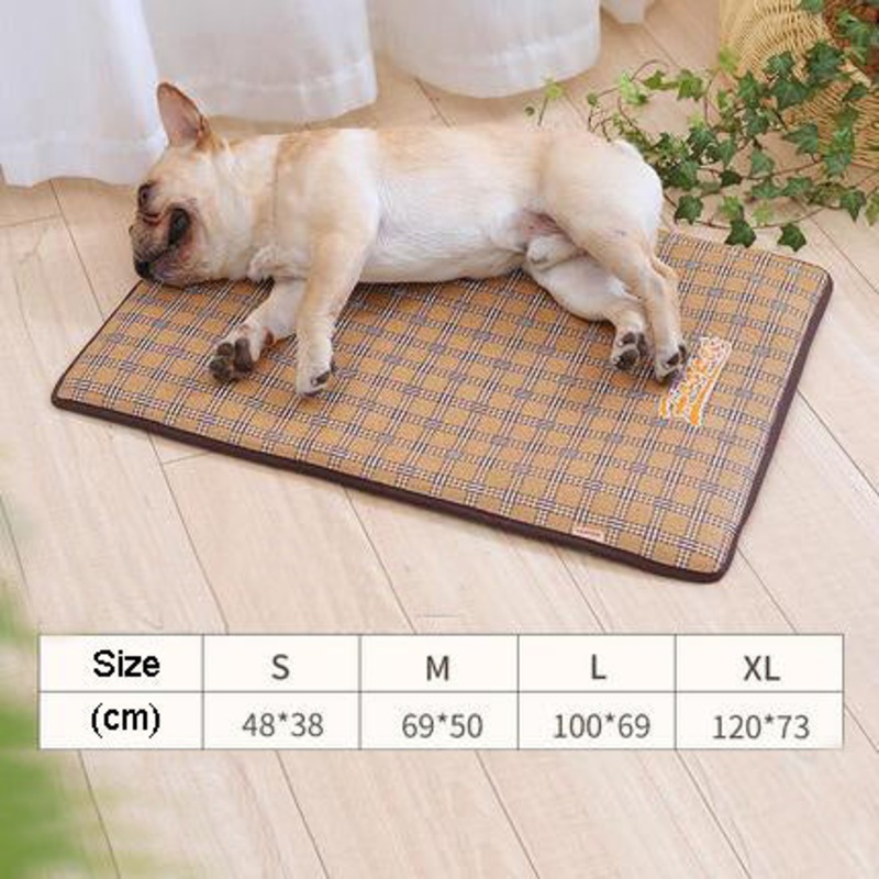 Waterproof mat for pets|Rattan mat|Light blue|Hoopet logo|Hoopet|M|L|S