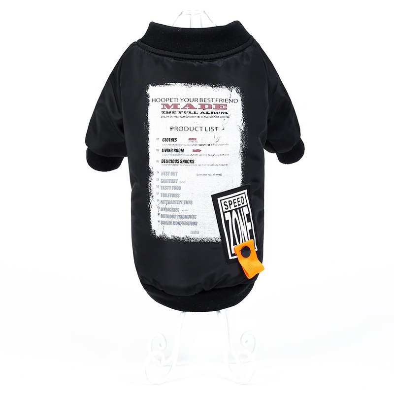 Dog clothes winter|Black|M|S|L