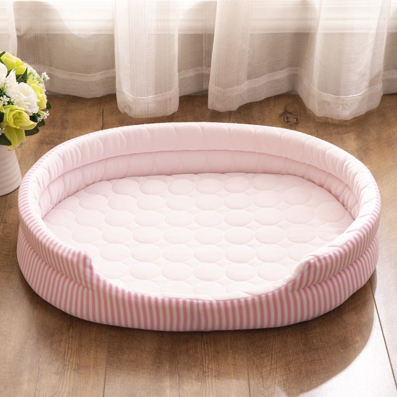 Pet nest ice silk mat dog mat mat