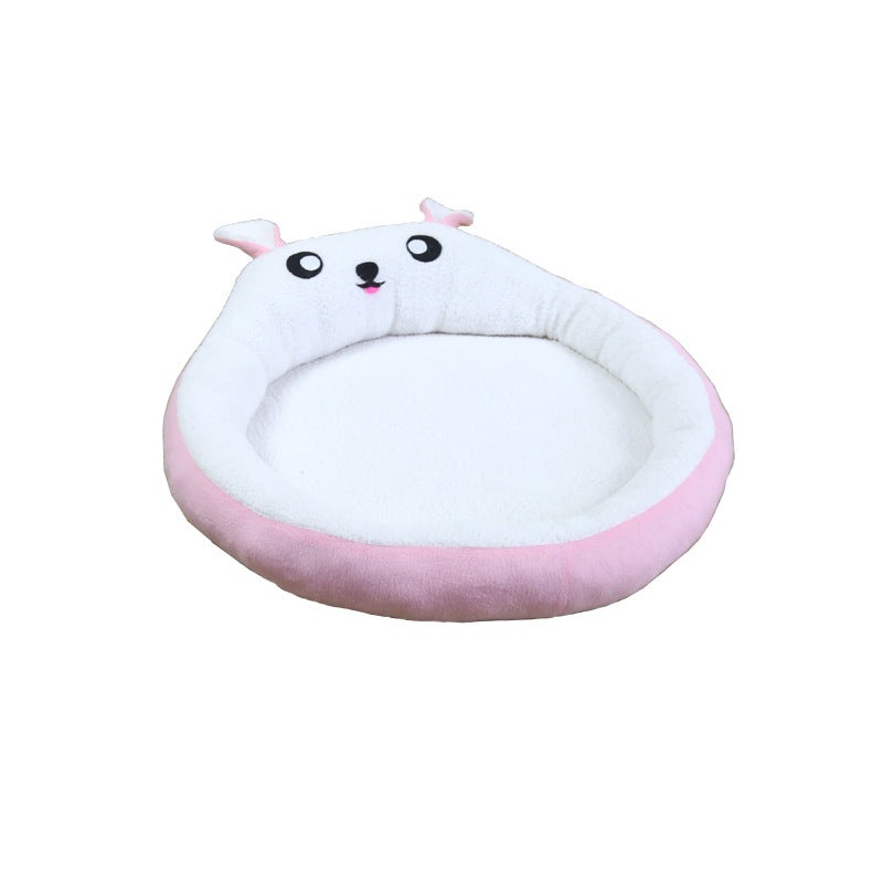 Pet plush mat|Pink|Brown|Mat|Grey|L|M|S