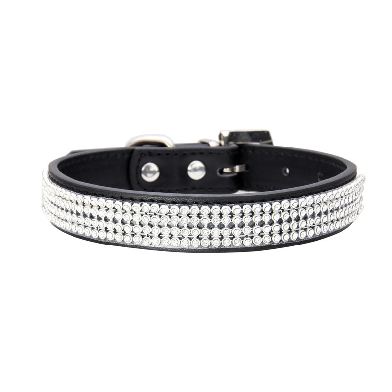 Water drill pet collar|Black|Red|Purple|Blue|Pink|S|M|L
