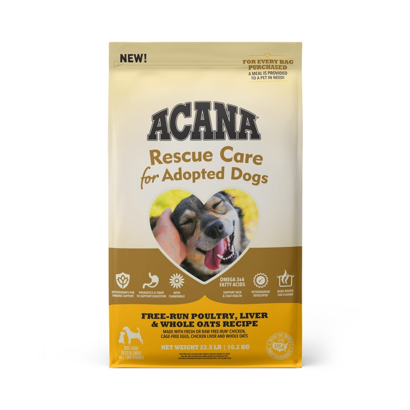 ACANA Rescue Care For Adopted Dogs Free-Run Poultry, Liver, & Whole Oats Recipe Dry Dog Food