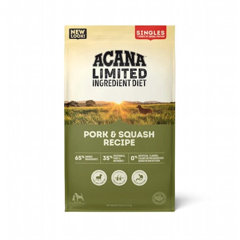 ACANA Singles Limited Ingredient Grain Free High Protein Pork & Squash Recipe Dry Dog Food