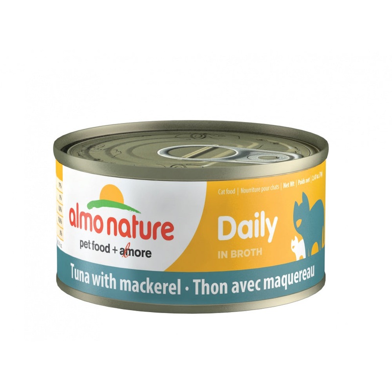 Almo Nature Daily Cat Tuna with Mackerel Canned Cat Food