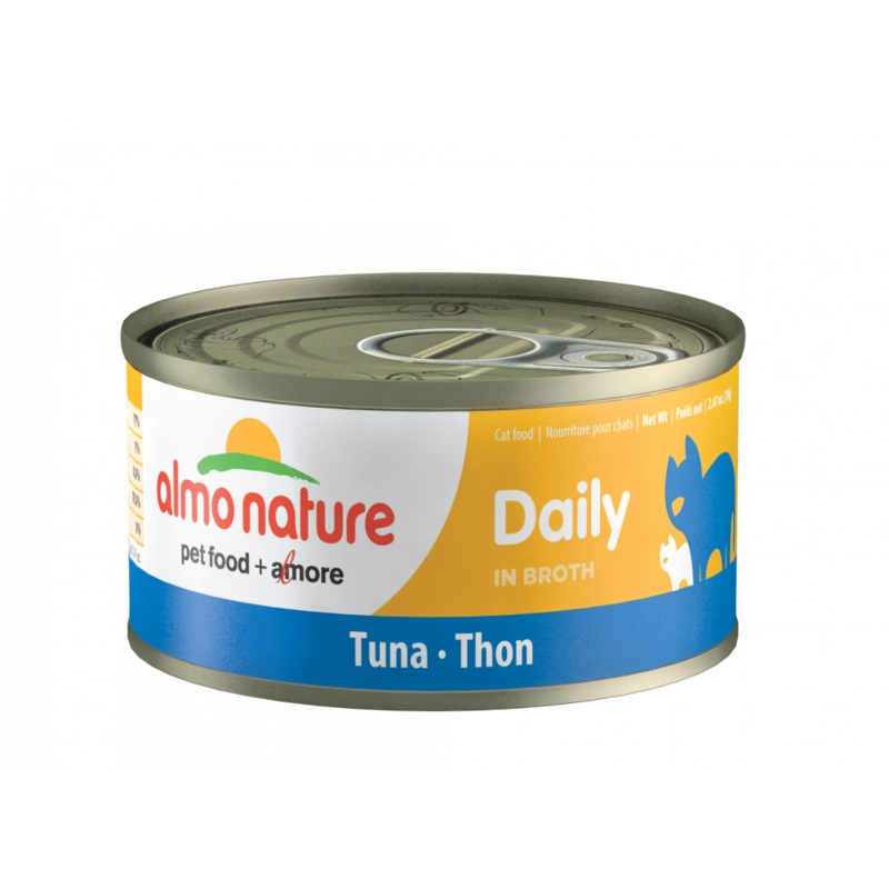 Almo Nature Daily Complete Cat Tuna in Broth Canned Cat Food