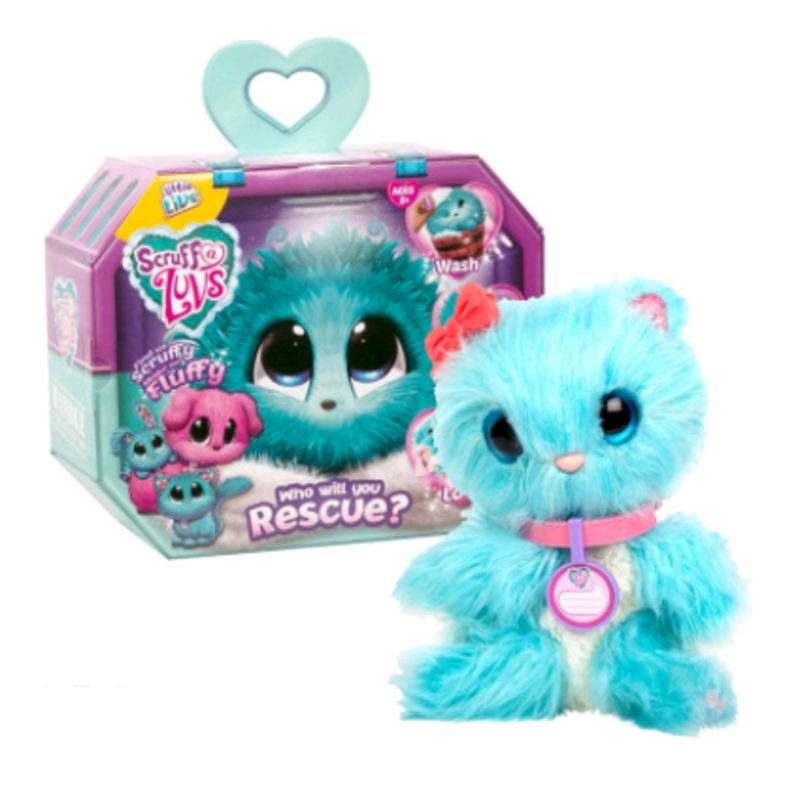 Plush pet doll for children – dog / cat bath toy – surprise pet