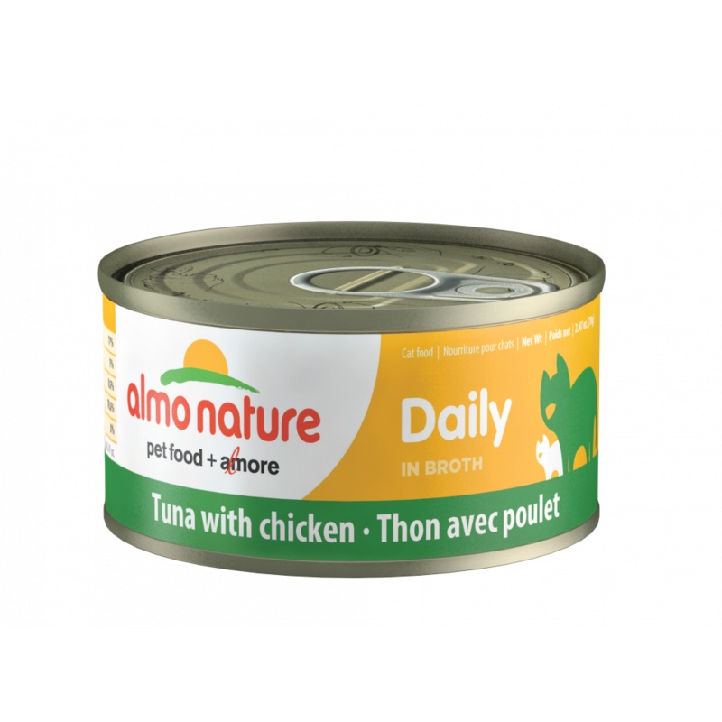 Almo Nature Daily Grain Free Tuna with Chicken Canned Cat Food
