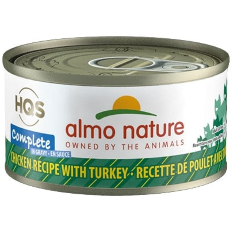 Almo Nature HQS Complete Cat Grain Free Chicken with Turkey Canned Cat Food