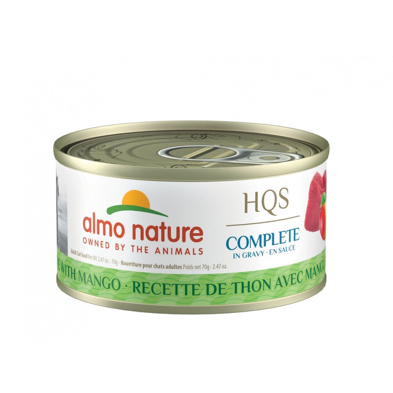 Almo Nature HQS Complete Cat Grain Free Tuna with Mango In Gravy Canned Cat Food