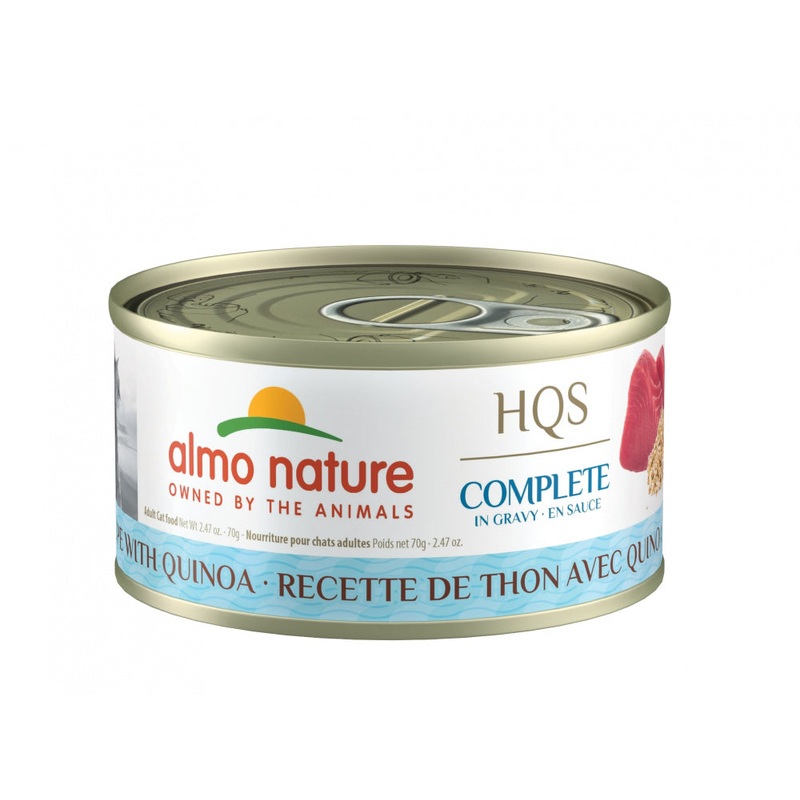 Almo Nature HQS Complete Cat Grain Free Tuna with Quinoa In Gravy Canned Cat Food