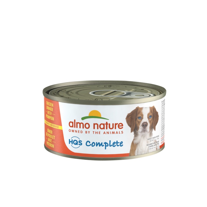 Almo Nature HQS Complete Dog Complete & Balanced Chicken Dinner with Pumpkin Canned Dog Food