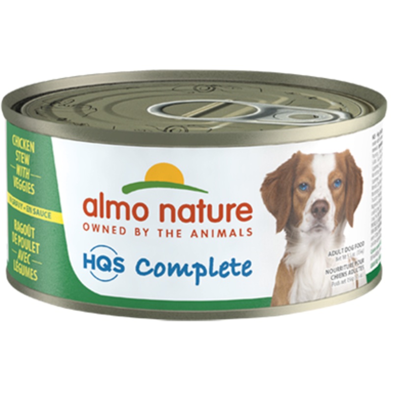 Almo Nature HQS Complete Dog Complete & Balanced Chicken Stew with Veggies Canned Dog Food