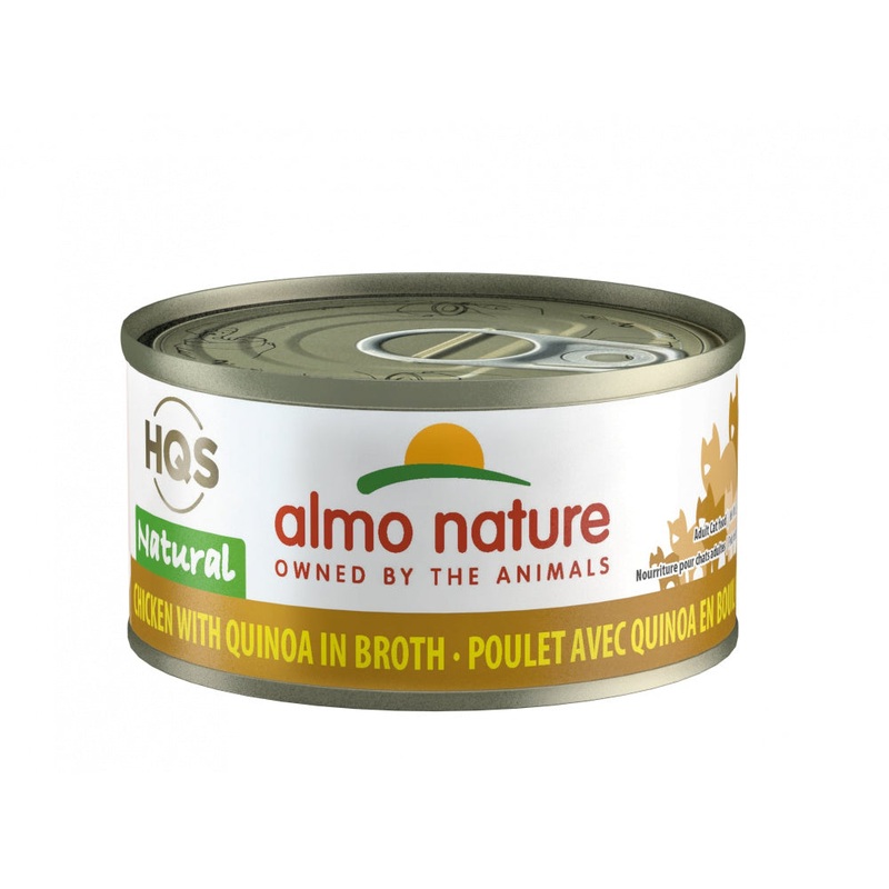 Almo Nature HQS Natural Cat Grain Free Additive Free Chicken with Quinoa Canned Cat Food