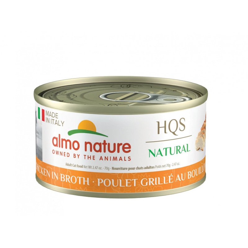 Almo Nature HQS Natural Cat Grain Free Grilled Chicken Canned Cat Food