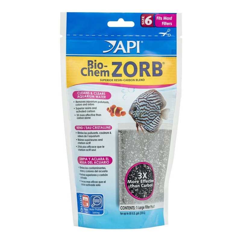 API Bio-Chem Zorb Aquarium Canister Filter Filtration Pouch