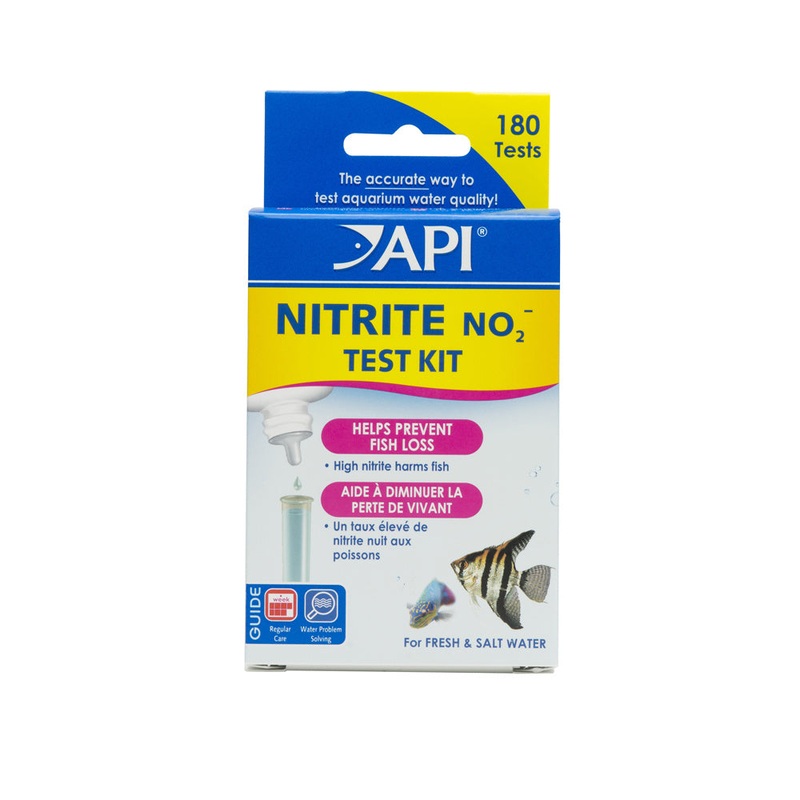 API Nitrite NO2 Fresh & Salt Water Aquarium Test Kit, 180 count