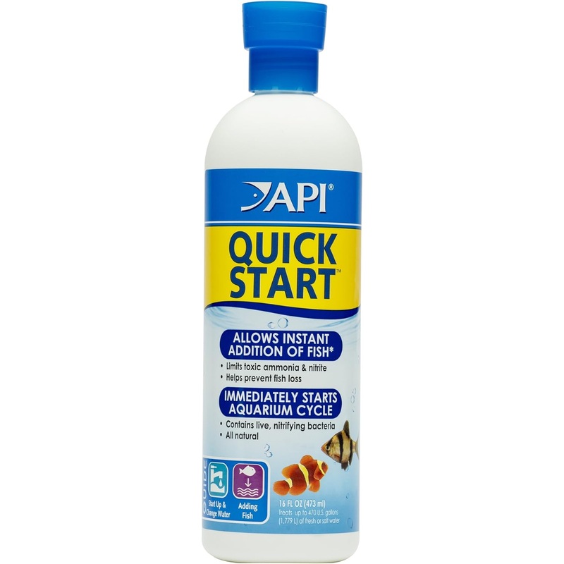 API Quick Start Freshwater & Saltwater Aquarium Water Treatment