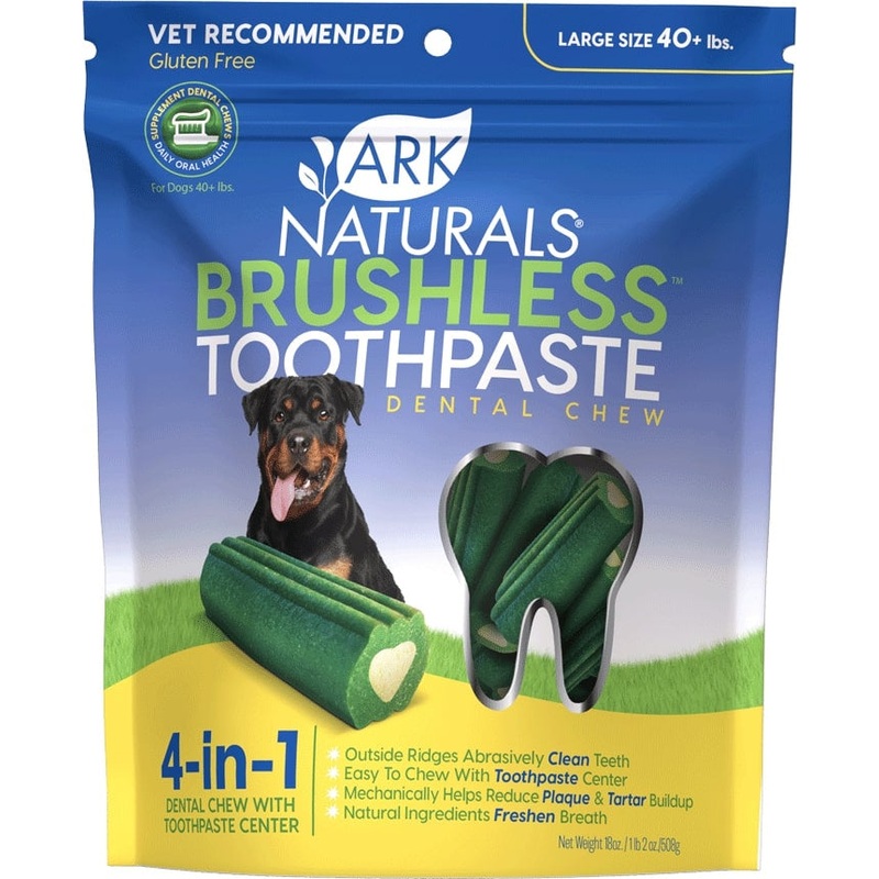 Ark Naturals Brushless Toothpaste Large Dog Treats