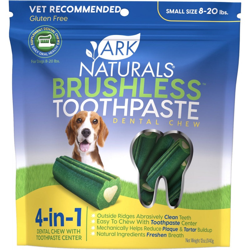 Ark Naturals Brushless Toothpaste Small Dog Treats