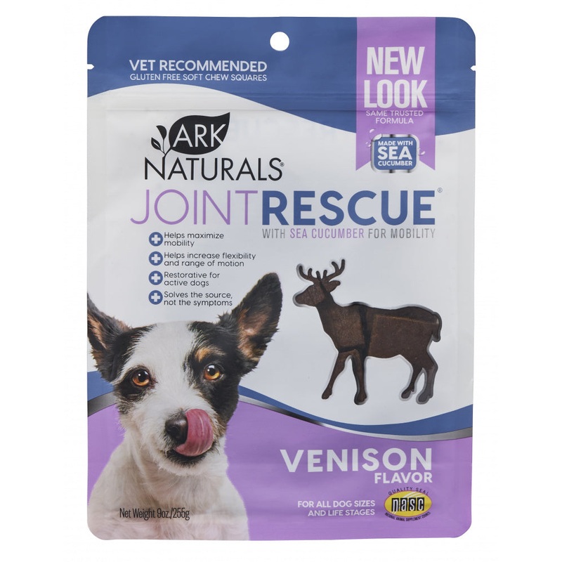 Ark Naturals Sea Mobility Joint Rescue Venison Recipe Jerky Treats