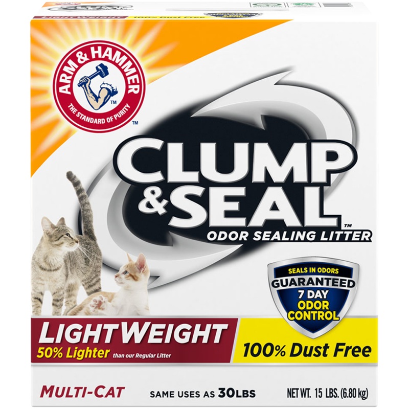 Arm & Hammer Multi-Cat Clump and Seal Lightweight Cat Litter
