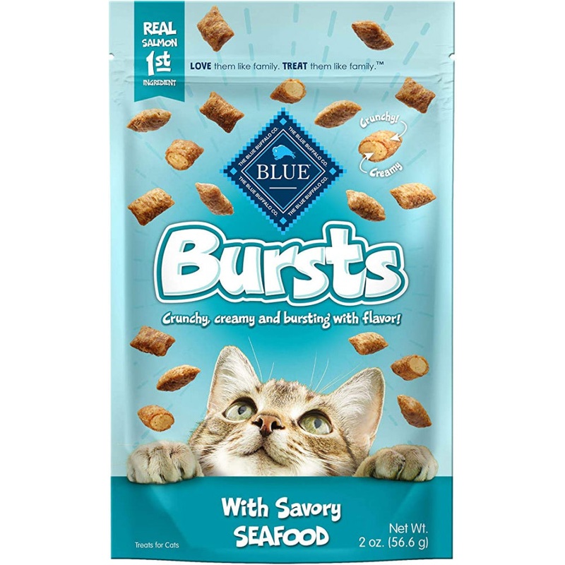 Blue Buffalo Bursts Filled Seafood Cat Treats