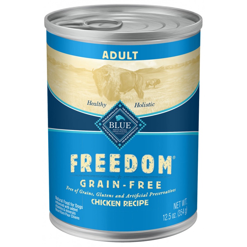 Blue Buffalo Freedom Adult Grain-Free Chicken Recipe Canned Dog Food