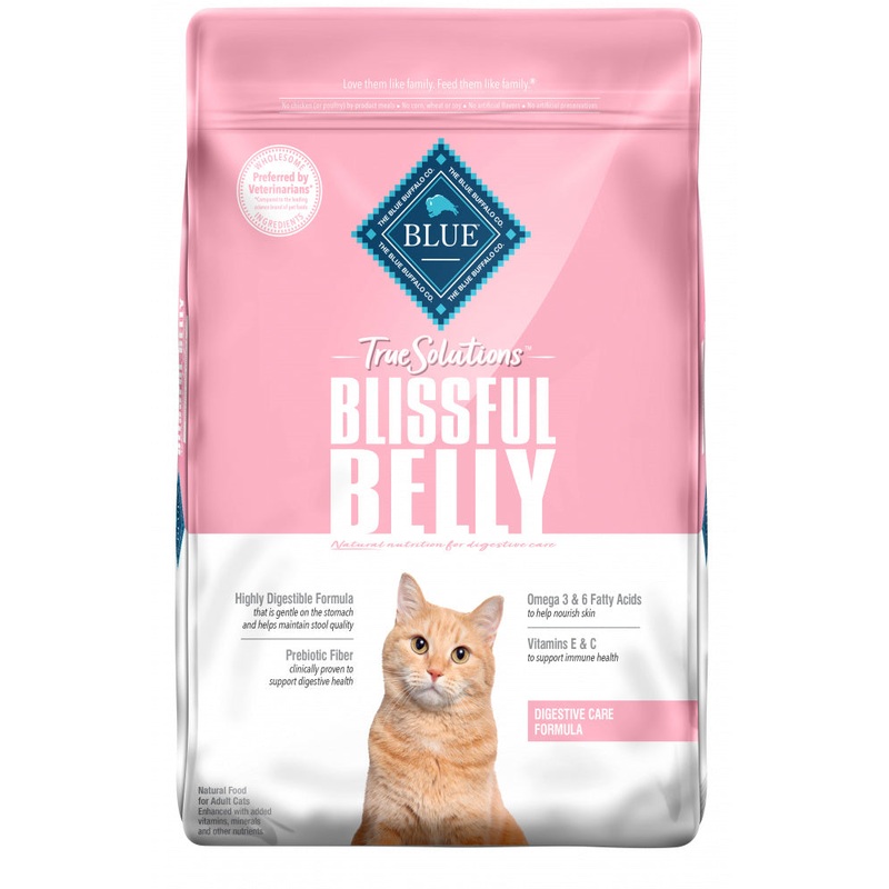 Blue Buffalo True Solutions Blissful Belly Digestive Care Formula Dry Cat Food