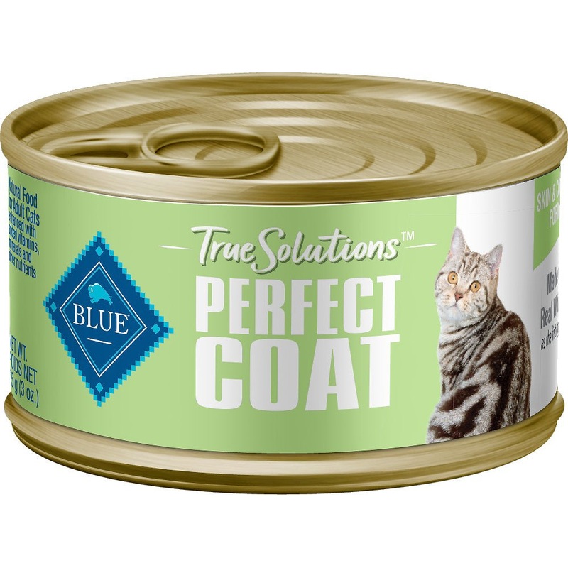 Blue Buffalo True Solutions Perfect Coat Skin & Coat Care Formula Adult Wet Cat Food