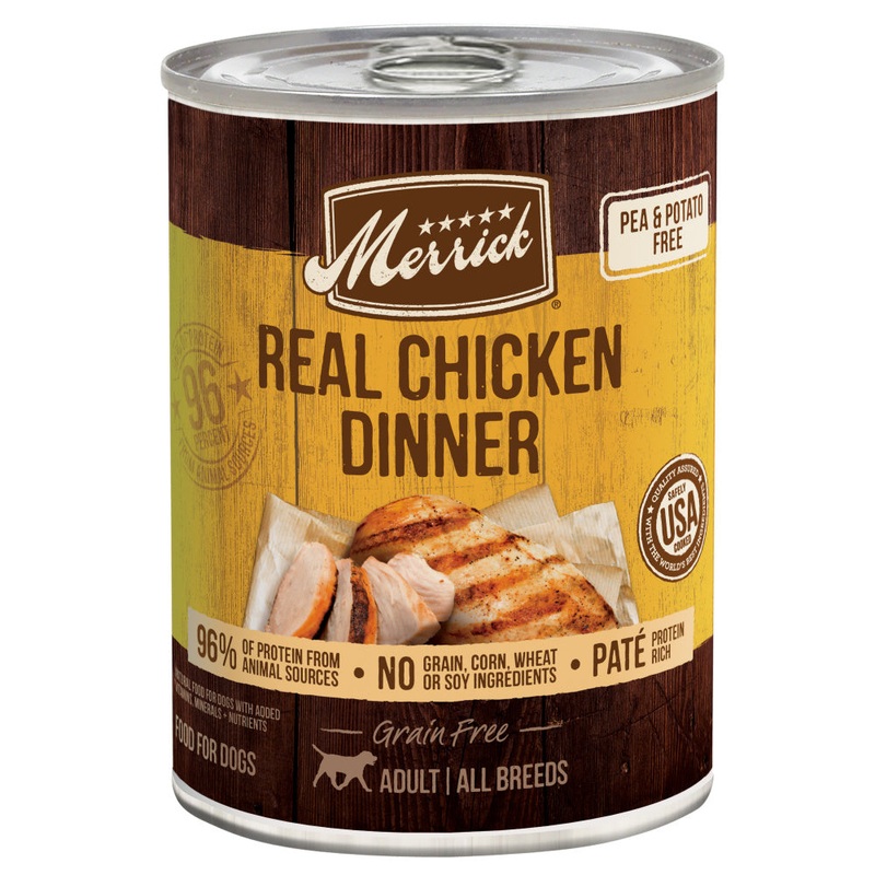 Merrick Grain-Free Wet Dog Food Real Chicken Recipe