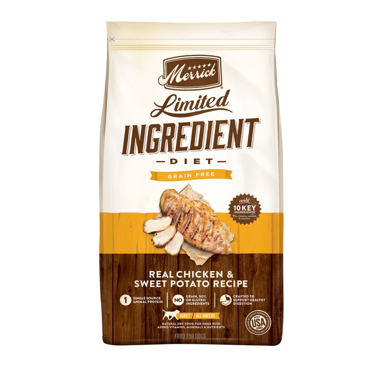 Merrick Premium Grain Free Dry Adult Dog Food Wholesome And Natural Kibble With Real Chicken And Sweet Potato