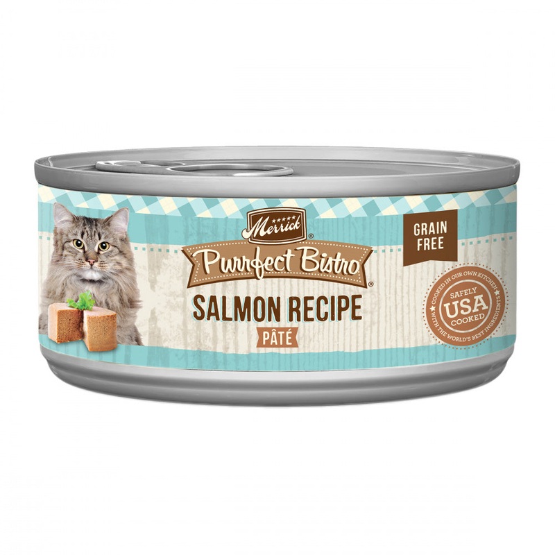 Merrick Purrfect Bistro Grain-Free Salmon Pate Canned Cat Food
