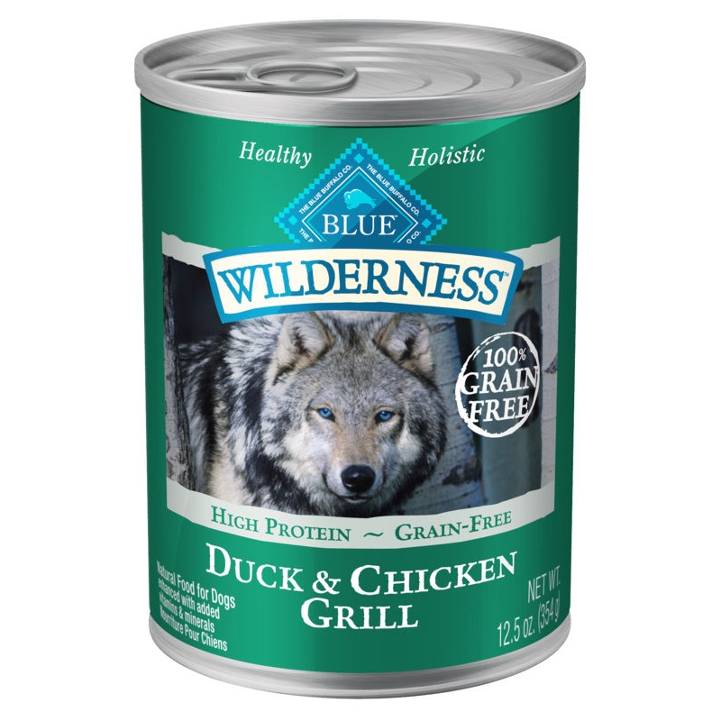 Blue Buffalo Wilderness High-Protein Grain-Free Duck & Chicken Grill Adult Canned Dog Food