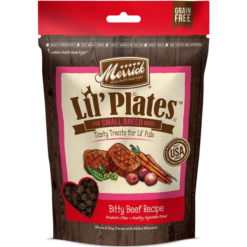 Merrick Lil’ Plates Grain Free Bitty Beef Dog Treats