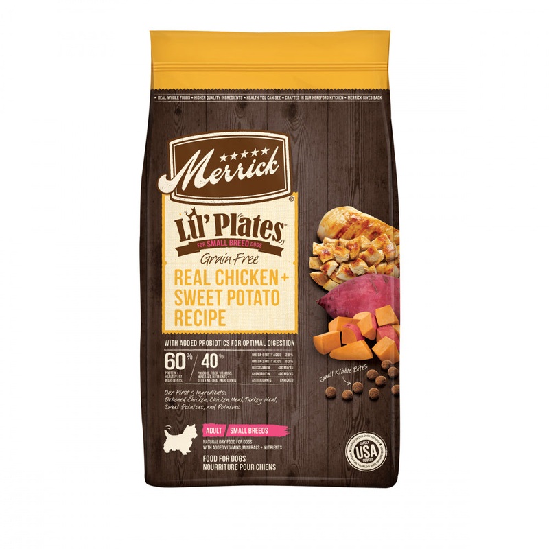 Merrick Lil’ Plates Grain-Free Small Breed Dry Dog Food Real Chicken + Sweet Potato Recipe
