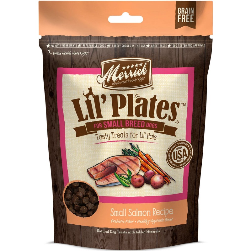 Merrick Lil’ Plates Grain Free Small Salmon Dog Treats