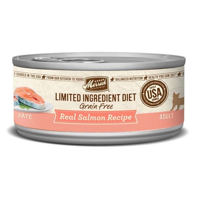 Merrick Limited Ingredient Diet Grain-Free Real Salmon Pate Recipe Canned Cat Food