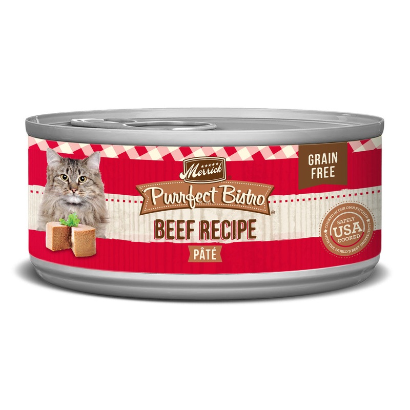 Merrick Purrfect Bistro Beef Pate Grain-Free Canned Cat Food