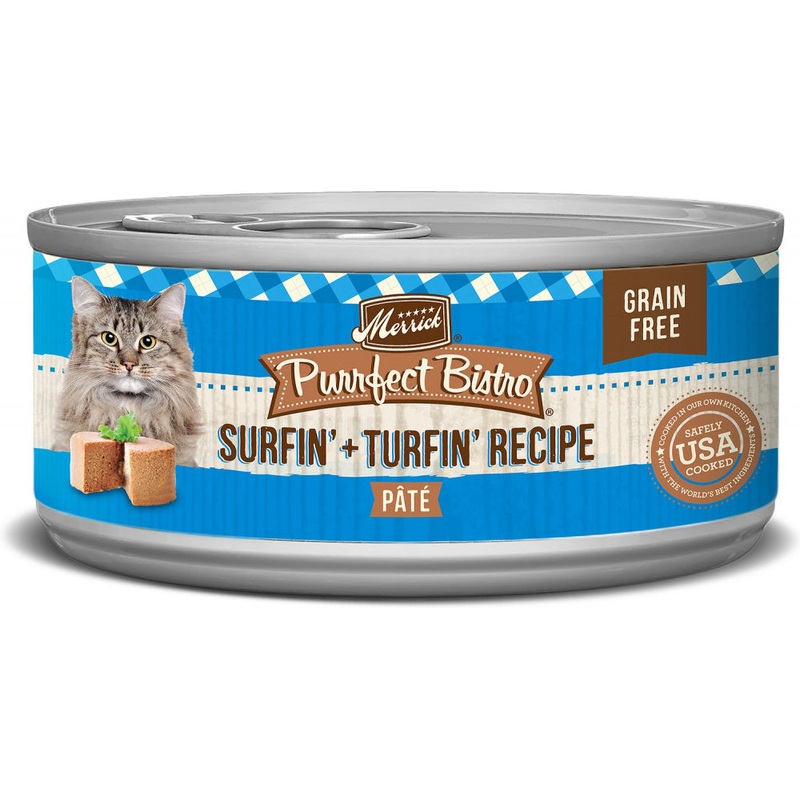 Merrick Purrfect Bistro Grain-Free Surf & Turf Grain-Free Canned Cat Food