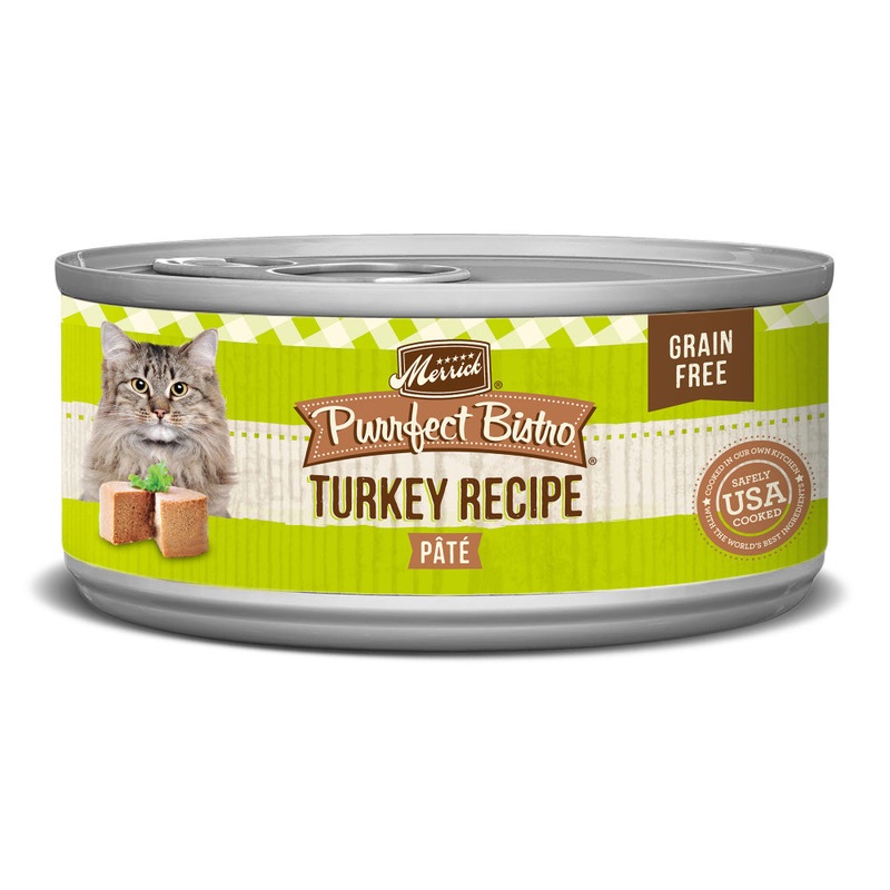 Merrick Purrfect Bistro Grain-Free Turkey Pate Canned Cat Food