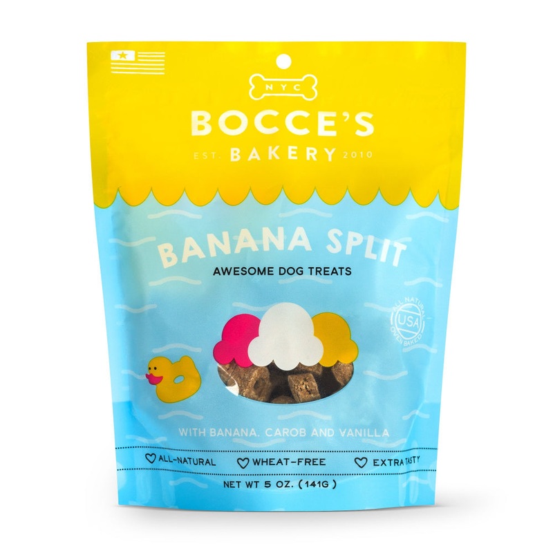 Bocce’s Bakery Banana Split Recipe Biscuit Dog Treats